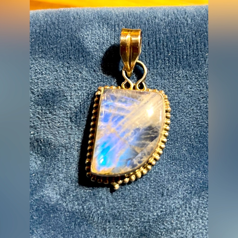 Moonstone in Sterling Silver Pendant